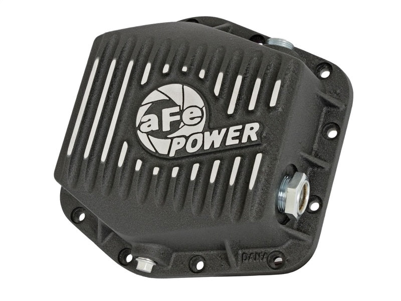 aFe Power Rear Differential Cover (Machined Black) 15-17 GM Colorado/Canyon 12 Bolt Axles Precision R