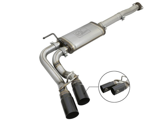 aFe Power Rebel Series 3in 409SS Cat-Back Exhaust w/ Black Tips 05-15 Toyota Tacoma V6-4.0L Precision R