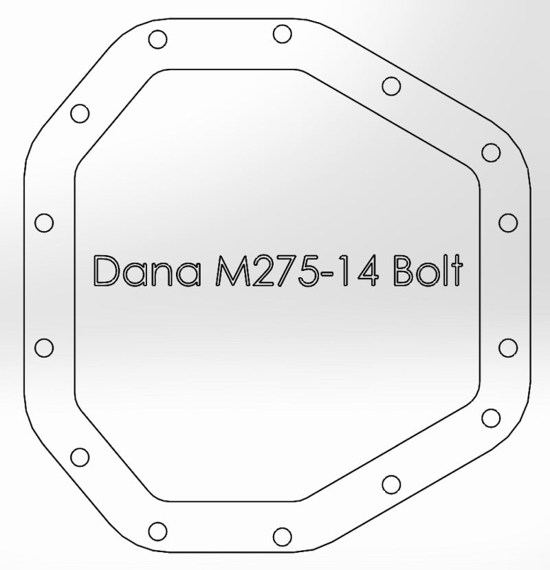 aFe Power Street Ser Rear Diff Cover Raw w/Mach Fin 2017 Ford Diesel Trucks V8-6.7L(td) Dana M275-14 Precision R