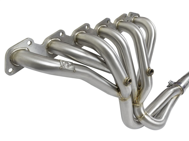 aFe Power Twisted Steel Long Tube Header & Connection Pipes (Street Series) 01-16 Nissan Patrol Precision R