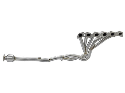 aFe Power Twisted Steel Long Tube Header & Connection Pipes (Street Series) 01-16 Nissan Patrol Precision R