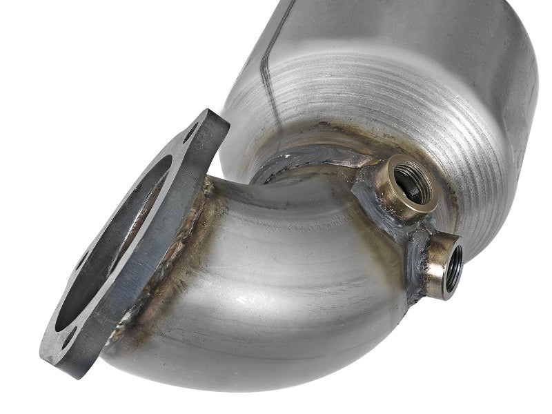 aFe Power Twisted Steel SS304 Downpipe 2.5in w/Cat 17-18 Hyundai Elantra L4-1.6L (t) Precision R