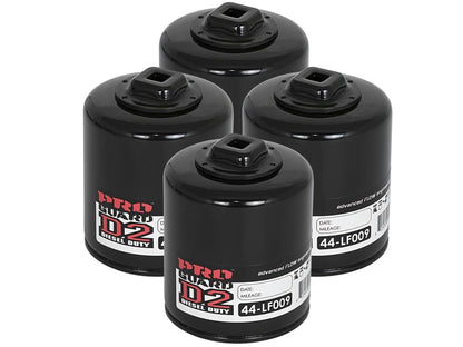 aFe Pro GUARD D2 Oil Filter 03-06 GM Trucks V8 4.8L/5.3L/6.0L (4 Pack) Precision R