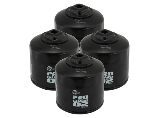 aFe Pro GUARD D2 Oil Filter 13-17 Scion FR-S / Subaru BRZ H4-2.0L (4 Pack) Precision R