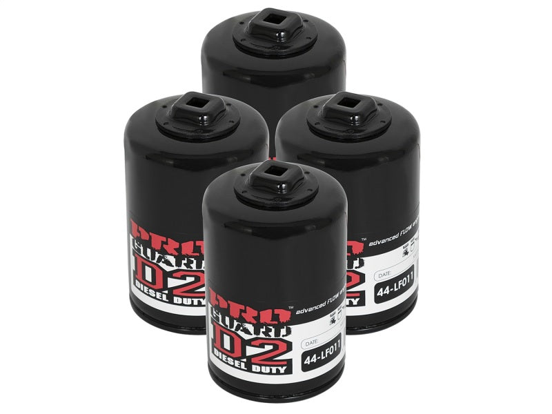 aFe Pro GUARD D2 Oil Filter 99-05 GM Gas Trucks V8 4.8L/5.3L/6.0L (4 Pack) Precision R