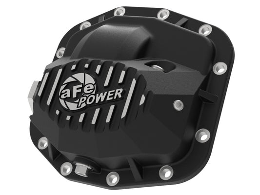 aFe Pro Series Front Differential Cover Black 2018+ Jeep Wrangler (JL) V6 3.6L (Dana M186) Precision R