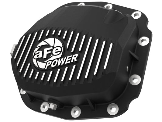 aFe Pro Series Rear Differential Cover Black w/ Fins 15-19 Ford F-150 (w/ Super 8.8 Rear Axles) Precision R