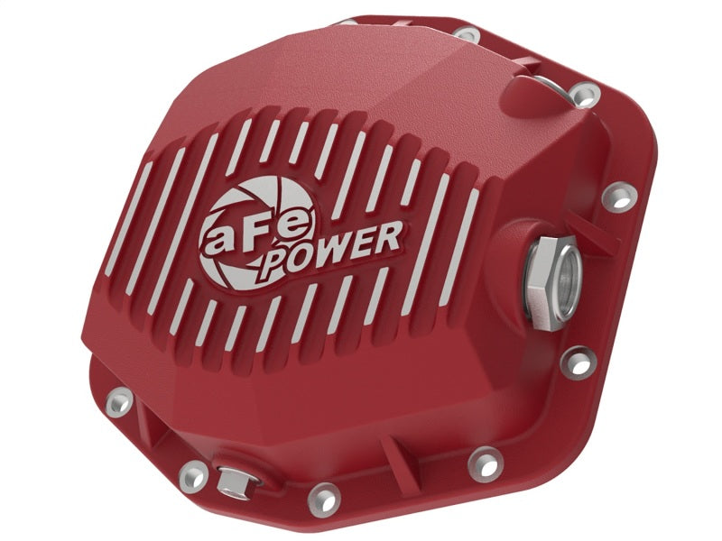 aFe Pro Series Rear Differential Cover Red 2018+ Jeep Wrangler (JL) V6 3.6L (Dana M220) Precision R