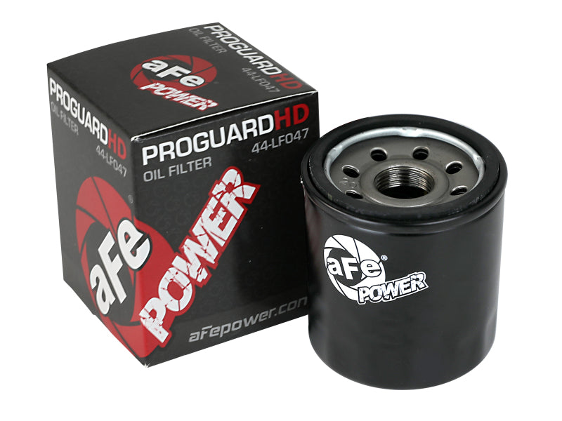 aFe ProGuard HD Oil Filter; 19-20 GM Silverado 1500; L4 2.7L - 4 Pack Precision R