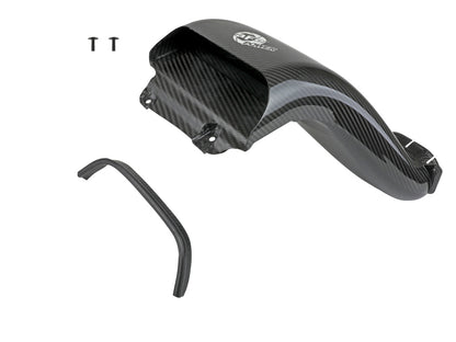 aFe Quantum Cold Air Intake System Scoop 18-20 Ford F150 EcoBoost V6-3.5L/2.7L - Carbon Fiber Precision R