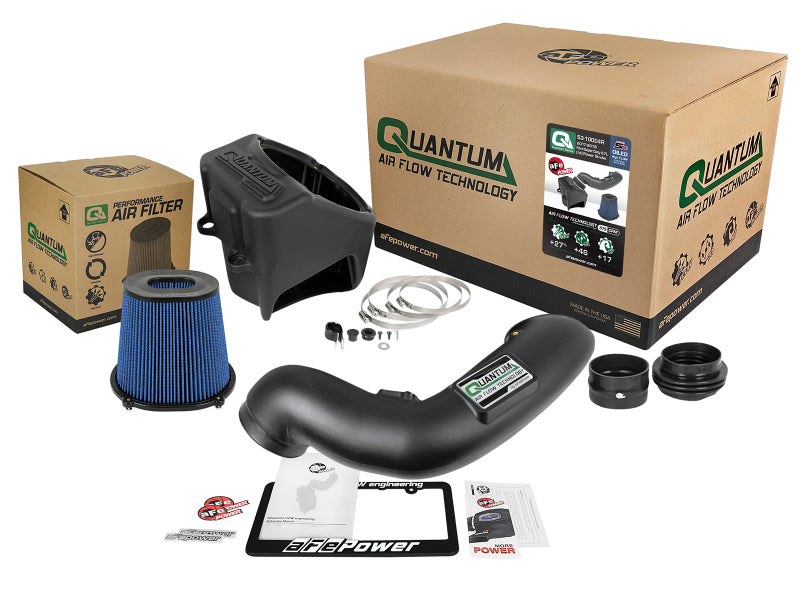 aFe Quantum Pro 5R Cold Air Intake System 17-18 Ford Powerstroke V8-6.7L - Oiled Precision R