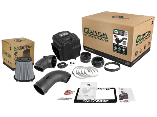 aFe Quantum Pro DRY S Cold Air Intake System 08-10 GM/Chevy Duramax V8-6.6L LMM - Dry Precision R