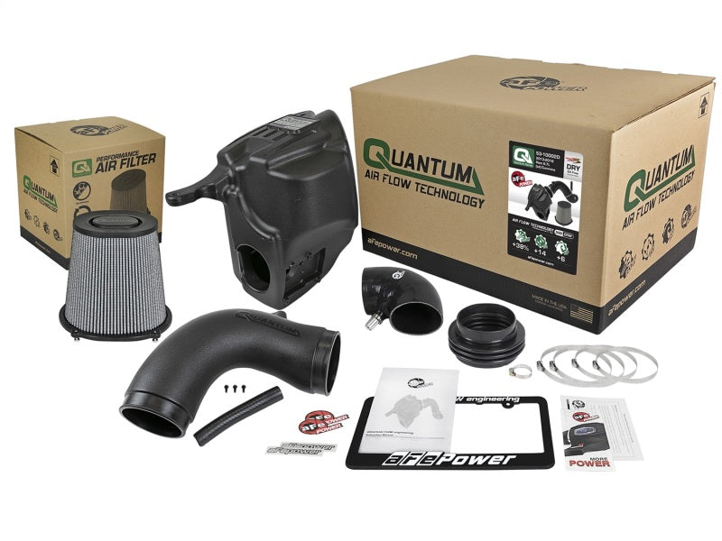 aFe Quantum Pro DRY S Cold Air Intake System 13-18 Dodge Cummins L6-6.7L - Dry Precision R