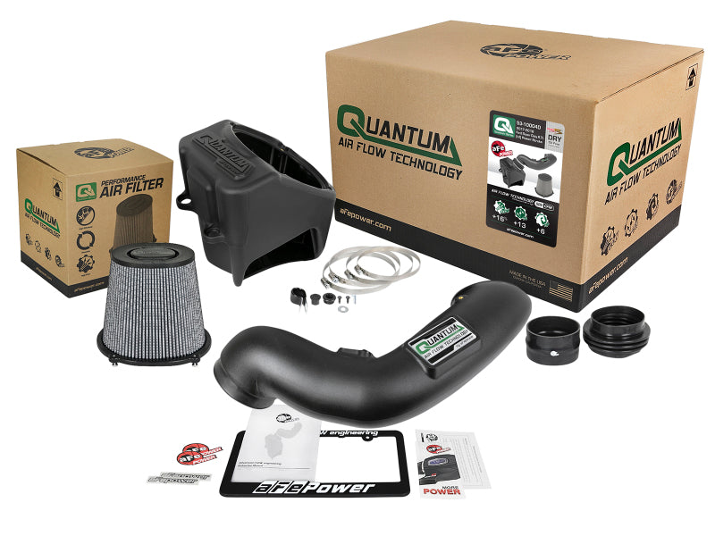 aFe Quantum Pro DRY S Cold Air Intake System 17-18 Ford PowerStroke V8 6.7L (td) Precision R