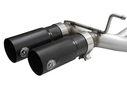 aFe Rebel 3in 409 SS Cat-Back Exhaust 2021 Ford F-150 V6 2.7L/3.5L (tt)/V8 5.0L w/ Black Tips Precision R