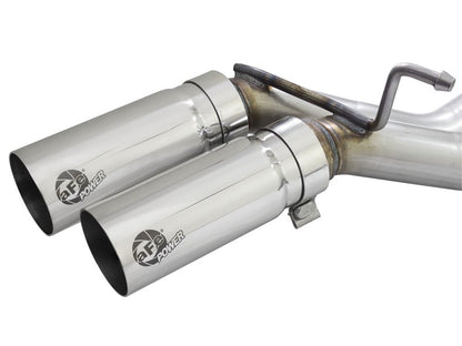 aFe Rebel 3in 409 SS Cat-Back Exhaust 2021 Ford F-150 V6 2.7L/3.5L (tt)/V8 5.0L w/ Polished Tips Precision R