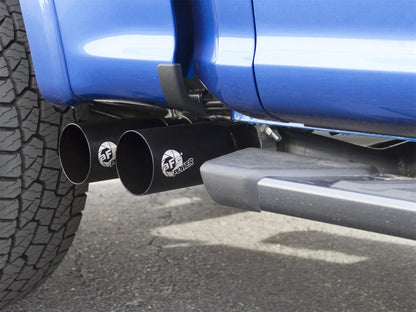 aFe Rebel Exhausts 3in SS Cat-Back 15-16 Ford F-150 EcoBoost V6 2.7/3.5L V8 5.0L w/ Black Tips Precision R