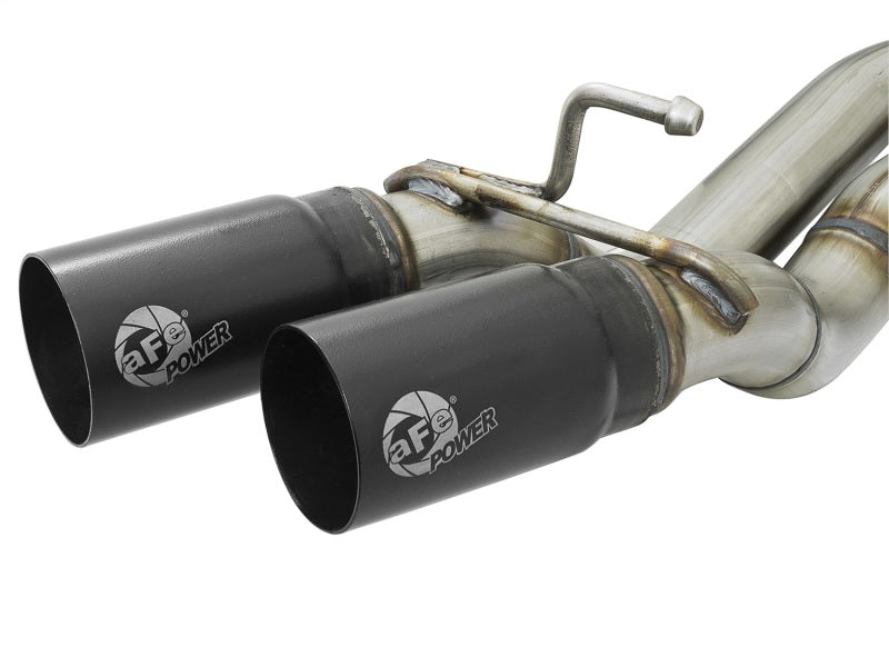 aFe Rebel Exhausts Cat-Back SS 16 Toyota Tacoma V6-3.5L w/ Black Tips Precision R