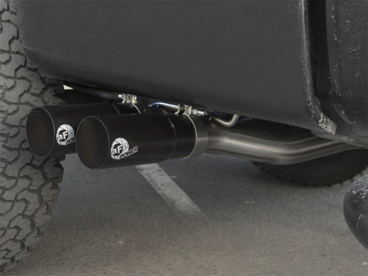 aFe Rebel Exhausts Cat-Back SS Ford F-150 04-08 V8 4.6/5.4L w/ Black Tips Precision R