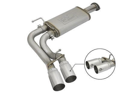 aFe Rebel Exhausts Cat-Back SS w/Polished Tip 16 Toyota Tacoma V6-3.5L Precision R