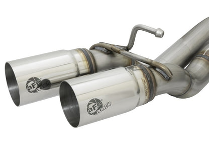 aFe Rebel Exhausts Cat-Back SS w/Polished Tip 16 Toyota Tacoma V6-3.5L Precision R