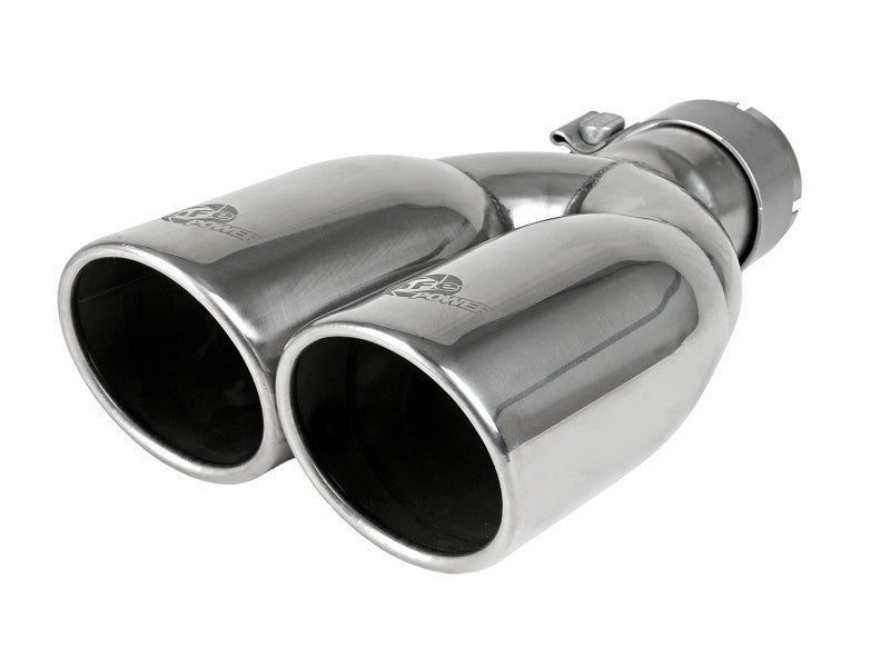 aFe Rebel Series 2.5in 409 SS Axle-Back Exhaust Polished 07-18 Jeep Wrangler (JK) V6-3.6L/3.8L Precision R