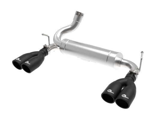 aFe Rebel Series 2.5in 409 SS Axle-Back Exhaust System Black 07-18 Jeep Wrangler (JK) V6-3.6L/3.8L Precision R