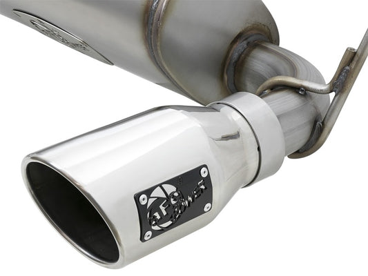 aFe Rebel Series 2.5in 409 SS Cat-Back Exhaust w/ Polished Tips 07+ Jeep Wrangler (JK) V6 3.6L/3.8L Precision R