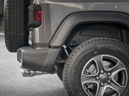 aFe Rebel Series 2.5in 409 SS Cat-Back Exhaust w/ Polished Tips 2018+ Jeep Wrangler (JL) V6 3.6L Precision R