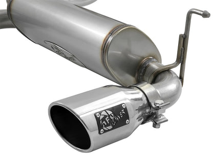 aFe Rebel Series 2.5in 409 SS Cat-Back Exhaust w/ Polished Tips 2018+ Jeep Wrangler (JL) V6 3.6L Precision R