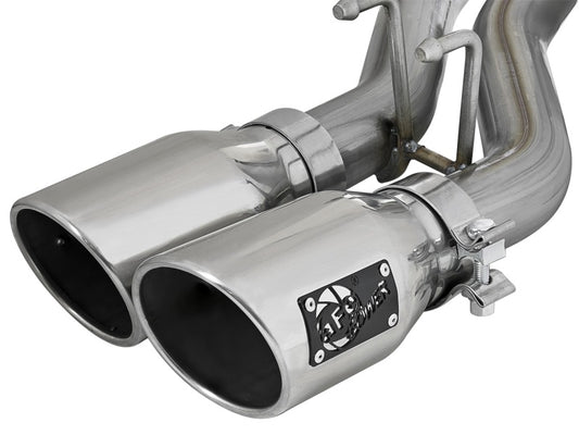 aFe Rebel Series 2.5in SS Cat-Back Exhaust w/ Polished Tip 07-18 Jeep Wrangler (JK) V6 3.6/3.8L 4dr Precision R