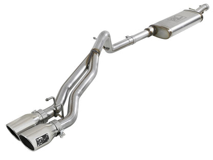 aFe Rebel Series 2.5in SS Cat-Back Exhaust w/ Polished Tip 07-18 Jeep Wrangler (JK) V6 3.6/3.8L 4dr Precision R