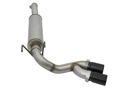 aFe Rebel Series 3-1/2in 409 SS Cat-Back Exhaust System w/Black Tip RAM 2500/3500 14-17 V8 6.4L Precision R