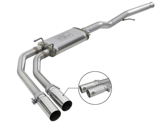 aFe Rebel Series 3in-2.5in 409 SS Cat-Back Exhaust 09-18 GM Silverado/Sierra 1500 V6-4.3L / V8-4.6L Precision R