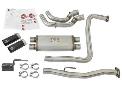 aFe Rebel Series 3in 409 SS Cat-Back Exhaust w/ Black Tips 04-15 Nissan Titan V8 5.6L Precision R