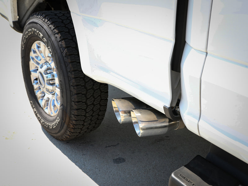 aFe Rebel Series 3in 409 SS Cat-Back Exhaust w/ Polish Tips 17-20 Ford F-250 V8 6.2L Precision R