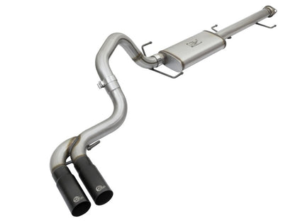 aFe Rebel Series 3in Stainless Steel Cat-Back Exhaust System w/Black Tips 07-14 Toyota FJ Cruiser Precision R