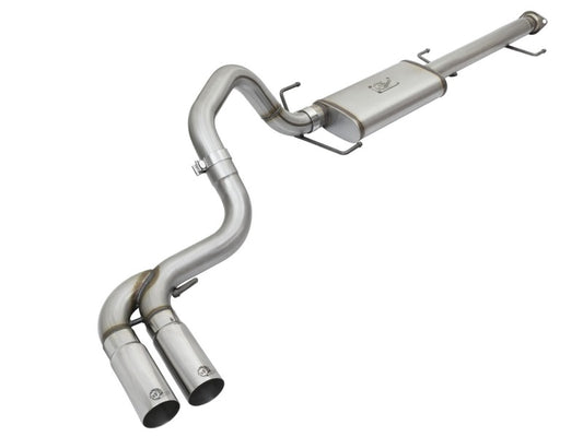 aFe Rebel Series 3in Stainless Steel Cat-Back Exhaust System w/Polished Tips 07-14 Toyota FJ Cruiser Precision R