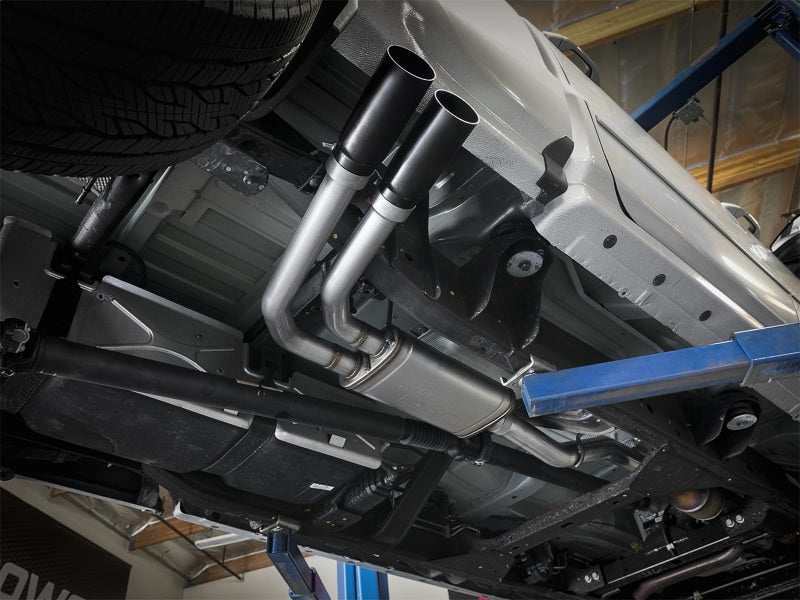 aFe Rebel Series 3in to 2.5in 409 SS Cat-Back Exhaust w/ Black Tips 09-18 GM Silverado/Sierra 5.4L Precision R