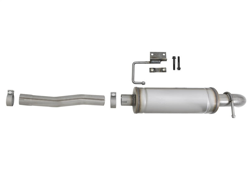 aFe Rock Basher 3in 409 SS Cat-Back Turn-Down Exhaust 12-18 Jeep Wrangler (JK) V6 3.6L/ 07-11 3.8L Precision R