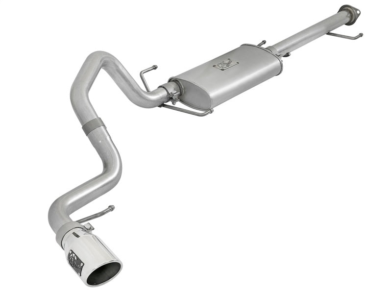 aFe Scorpion 2-1/2in Alum Steel Cat-Back Exhaust w/ Polished Tips 07-17 Toyota FJ Cruiser V6 4.0L Precision R