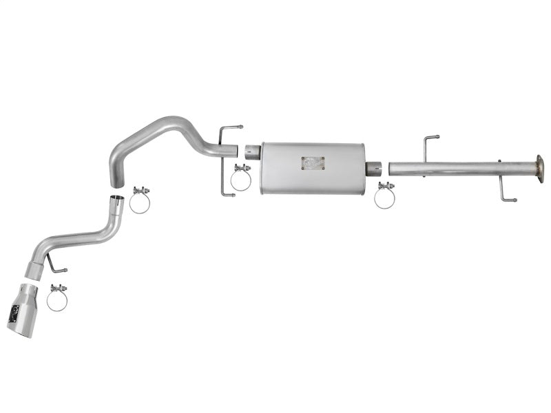 aFe Scorpion 2-1/2in Alum Steel Cat-Back Exhaust w/ Polished Tips 07-17 Toyota FJ Cruiser V6 4.0L Precision R