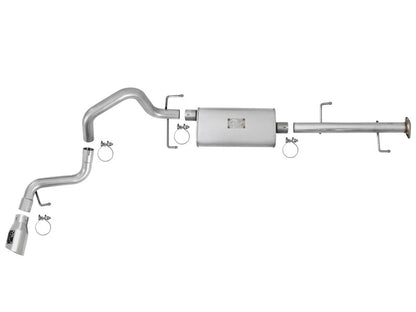 aFe Scorpion 2-1/2in Alum Steel Cat-Back Exhaust w/ Polished Tips 07-17 Toyota FJ Cruiser V6 4.0L Precision R