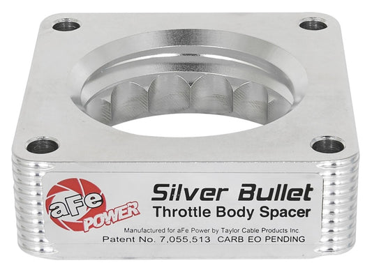 aFe Silver Bullet Throttle Body Spacer 09-18 Nissan 370Z V6-3.7L (VQ37VHR) Precision R