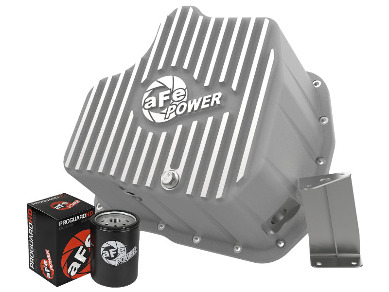 aFe Street Series Deep Engine Oil Pan 01-10 GM Duramax V8-6.6L (td) Precision R