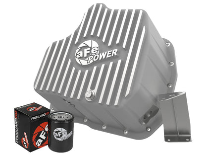 aFe Street Series Deep Engine Oil Pan 01-10 GM Duramax V8-6.6L (td) Precision R