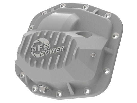 aFe Street Series Front Differential Cover Raw 2018+ Jeep Wrangler (JL) V6 3.6L (Dana M186) Precision R