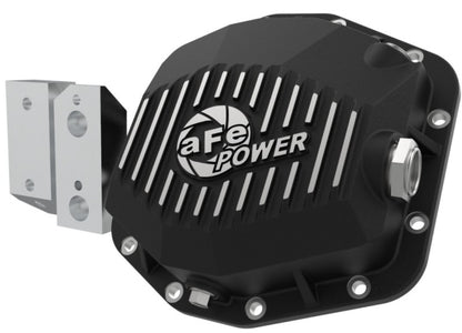 aFe Street Series Rear Differential Cover Black w/Machined Fins 20+ Jeep Gladiator JT (Dana M220) Precision R