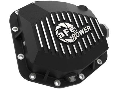 aFe Street Series Rear Differential Cover Black w/Machined Fins 20+ Jeep Gladiator JT (Dana M220) Precision R