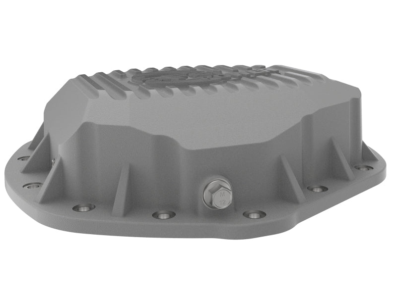 aFe Street Series Rear Differential Cover Raw w/ Machined Fins 01-18 GM Diesel Trucks V8-6.6L (td) Precision R